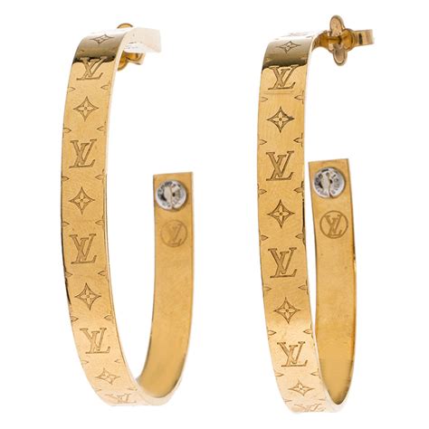 louis vuitton v hoops price|authentic Louis Vuitton earrings.